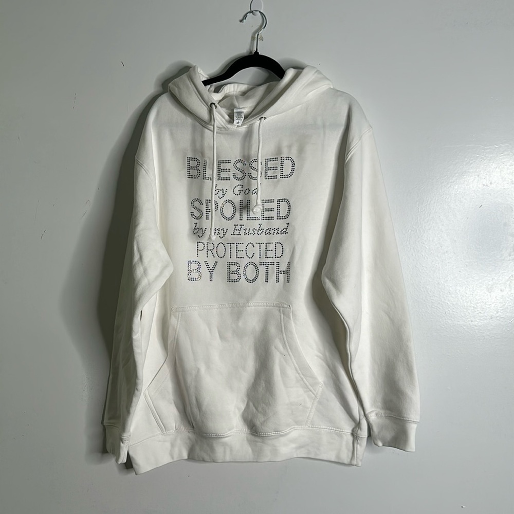 Lane seven white hoodie size large